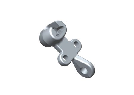 Rótula Ojal con Soporte 90º